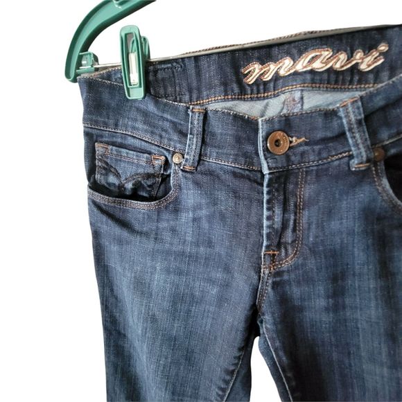 MAVI Kate Jeans  Blue Flare 27 Low Rise - Picture 5 of 9